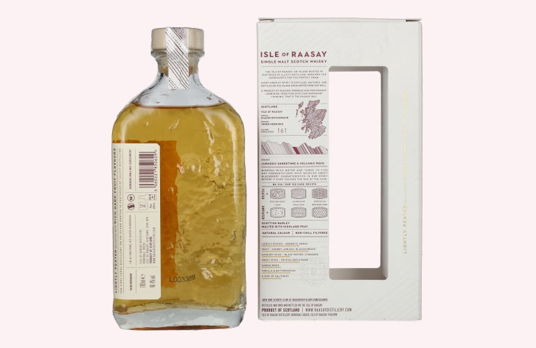 Isle of RAASAY The Draam Hebridean Single Malt 46,4% Vol. 0,7l in geschenkverpakking