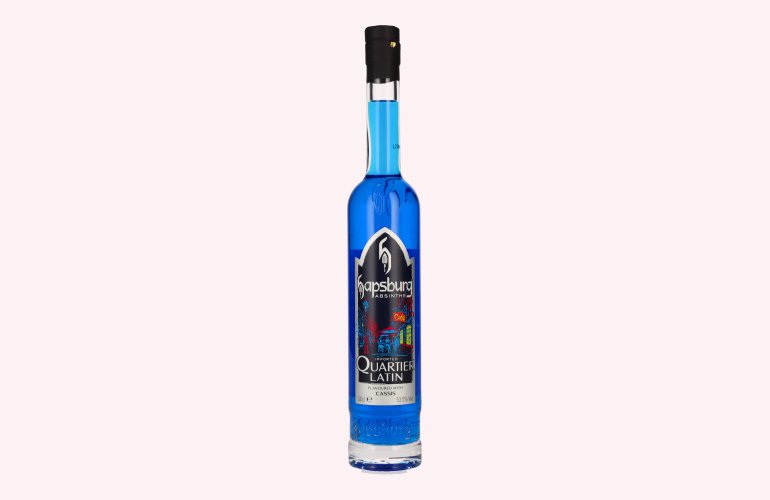 Hapsburg Absinthe QUARTIER LATIN Flavoured with CASSIS 53,5% Vol. 0,5l