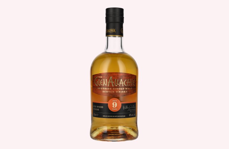The GlenAllachie 9 Years Old RYE CASK FINISH 48% Vol. 0,7l