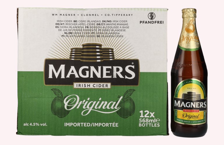 Magners Irish Cider ORIGINAL 4,5% Vol. 12x0,568l