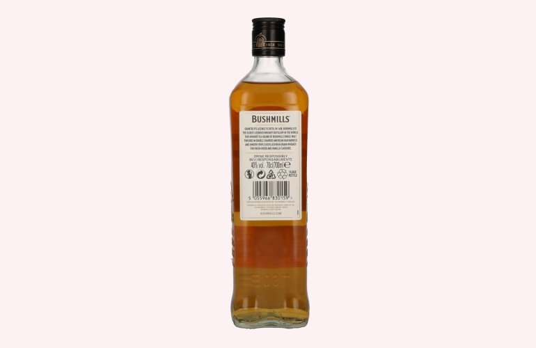 Bushmills Irish Whiskey American Oak BOURBON FINISH 40% Vol. 0,7l