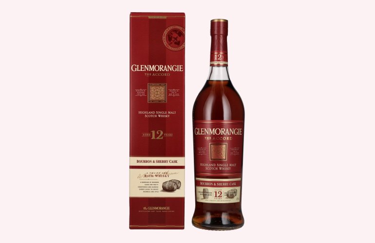 Glenmorangie The ACCORD 12 Years Old Bourbon & Sherry Cask 43% Vol. 1l in Giftbox