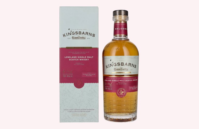 Kingsbarns BALCOMIE Lowland Single Malt Scotch Whisky 46% Vol. 0,7l in Giftbox