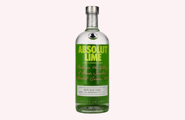 Absolut LIME Flavored Vodka 40% Vol. 1l