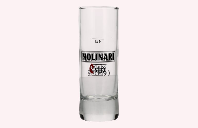 Molinari Sambuca Extra Shotglas geeicht