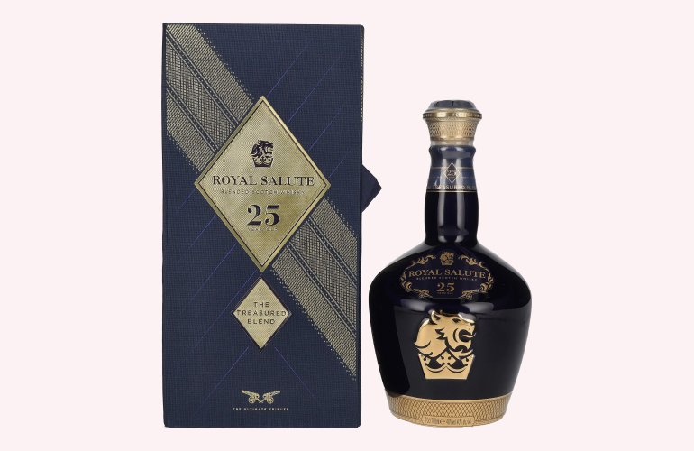 Royal Salute 25 Years Old THE TREASURE BLEND 40% Vol. 0,7l in Geschenkbox