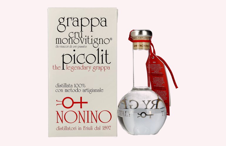 Nonino Grappa The Legendary Cru Monovitigno Picolit 50% Vol. 0,5l in Geschenkbox