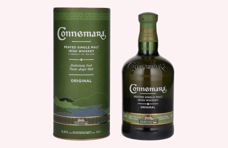 Connemara ORIGINAL Peated Single Malt Irish Whiskey 40% Vol. 0,7l in Geschenkbox