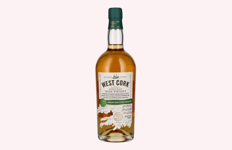 West Cork Single Malt Irish Whiskey VIRGIN OAK CASK FINISHED 43% Vol. 0,7l