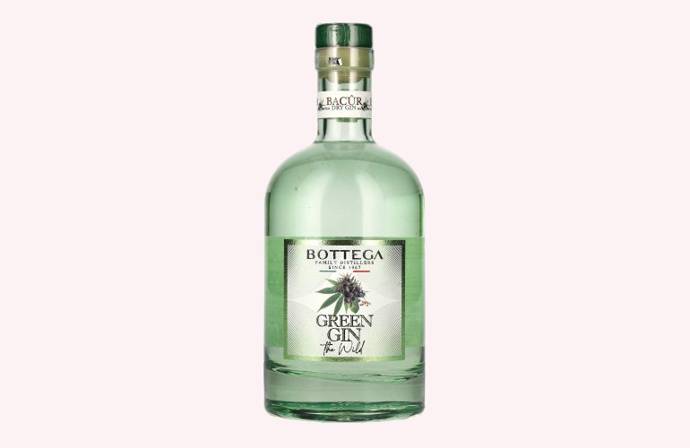 Bottega BACÛR The Wild Green Distilled Dry Gin 40% Vol. 0,7l
