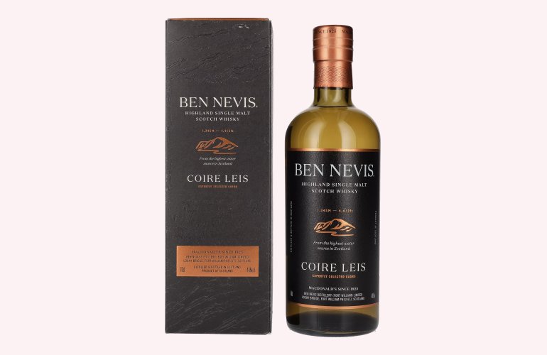 MacDonald's Ben Nevis COIRE LEIS Highland Single Malt 46% Vol. 0,7l in Giftbox