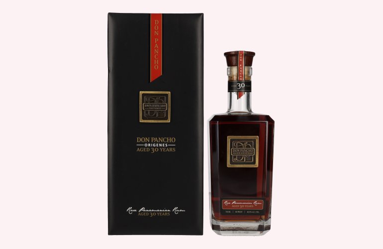 Don Pancho ORIGINES 30 Years Old Rare Panamian Rum 40% Vol. 0,7l in geschenkverpakking