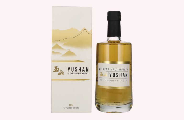 Yushan Blended Malt Whisky 40% Vol. 0,5l in Geschenkbox