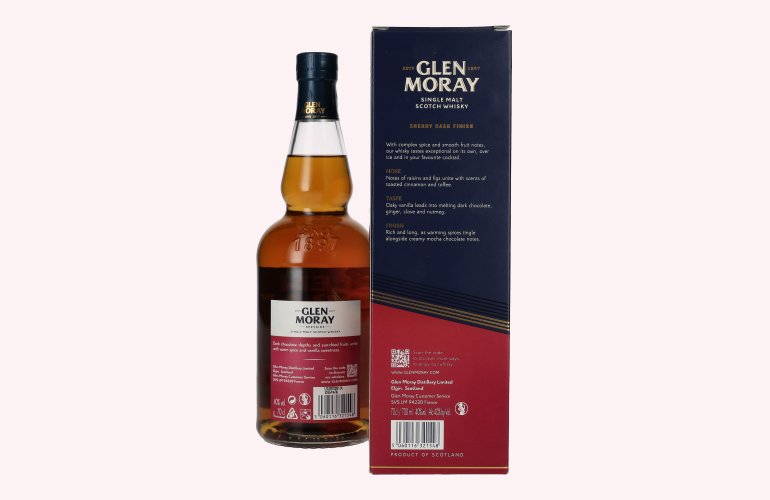 Glen Moray Double Cask Sherry Cask Finish 40% Vol. 0,7l in Geschenkbox