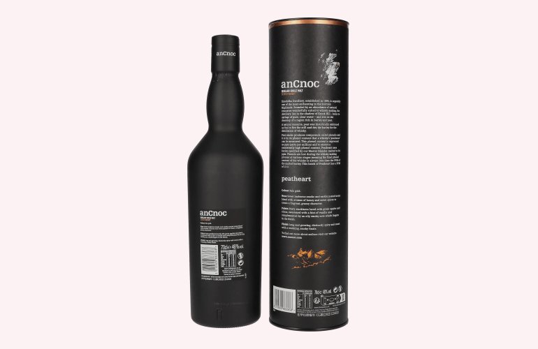AnCnoc PEATHEART Heavily Peated Batch 3 46% Vol. 0,7l in Geschenkbox