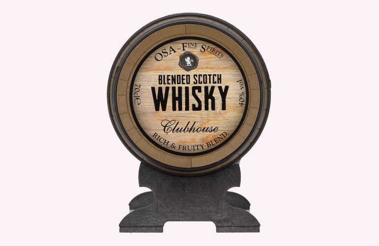 OSA Fine Spirits CLUBHOUSE Blended Scotch Whisky Barrel 40% Vol. 0,7l