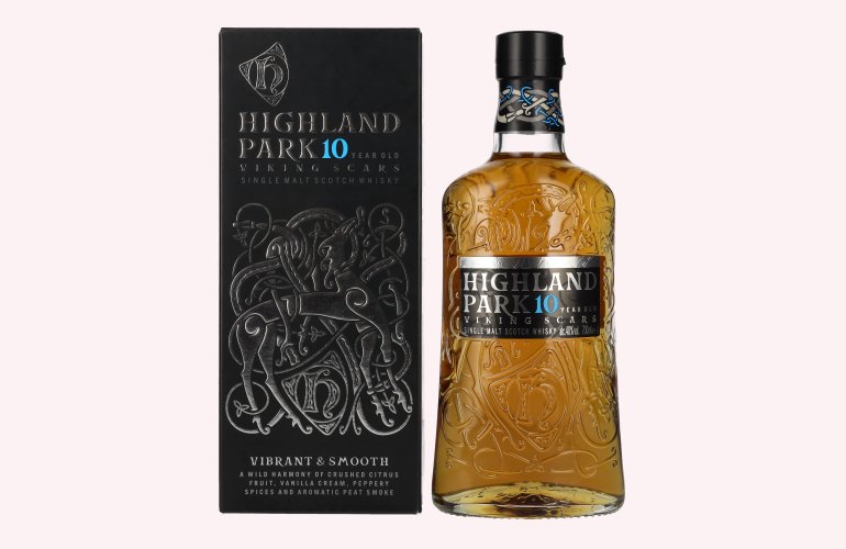 Highland Park 10 Years Old VIKING SCARS 40% Vol. 0,7l in Geschenkbox