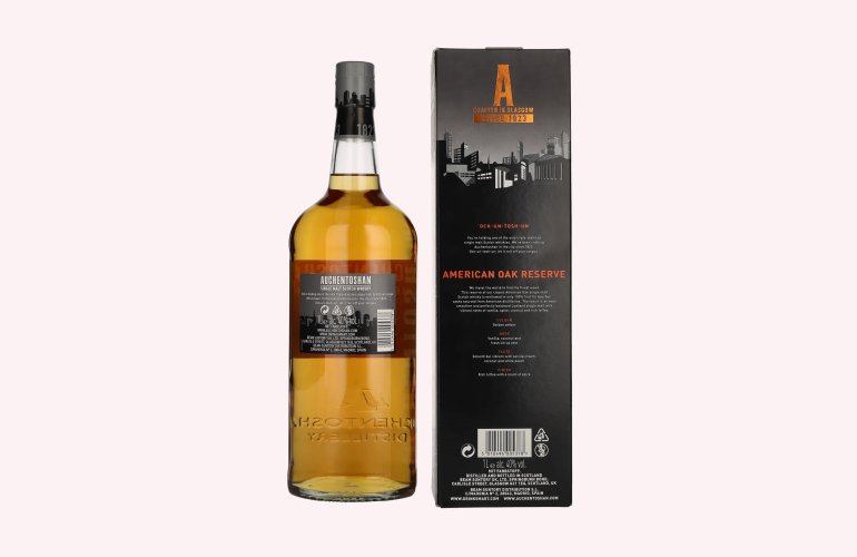 Auchentoshan AMERICAN OAK Single Malt Scotch Whisky 40% Vol. 1l in Geschenkbox