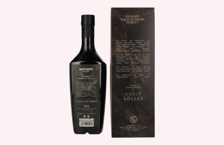 Ruotker's ALOIS I. Whiskey 44,9% Vol. 0,7l en boîte cadeau