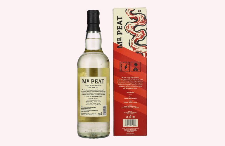 Mr. Peat Heavily Peated Single Malt Scotch Whisky 46% Vol. 0,7l in geschenkverpakking
