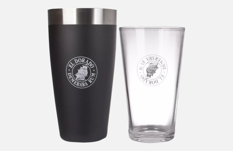 El Dorado Boston Cocktail-Shaker mit Glas