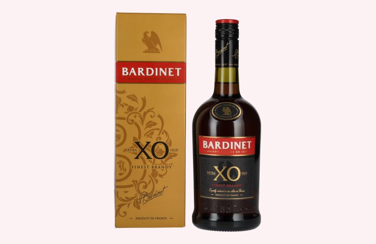 Bardinet XO Extra Old Finest Brandy 40% Vol. 0,7l in geschenkverpakking