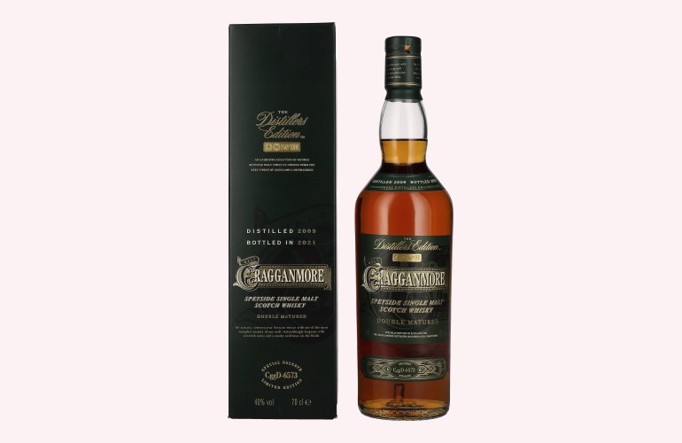 Cragganmore The Distillers Edition 2021 Double Matured 2009 40% Vol. 0,7l in Giftbox
