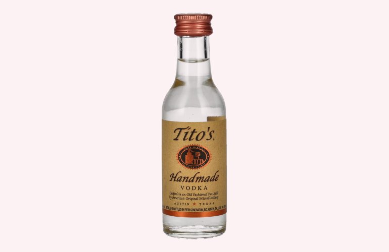 Tito's Handmade Vodka 40% Vol. 0,05l