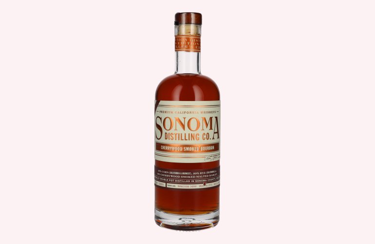 Sonoma Distilling Co. CHERRYWOOD SMOKED BOURBON Whiskey 47,8% Vol. 0,7l