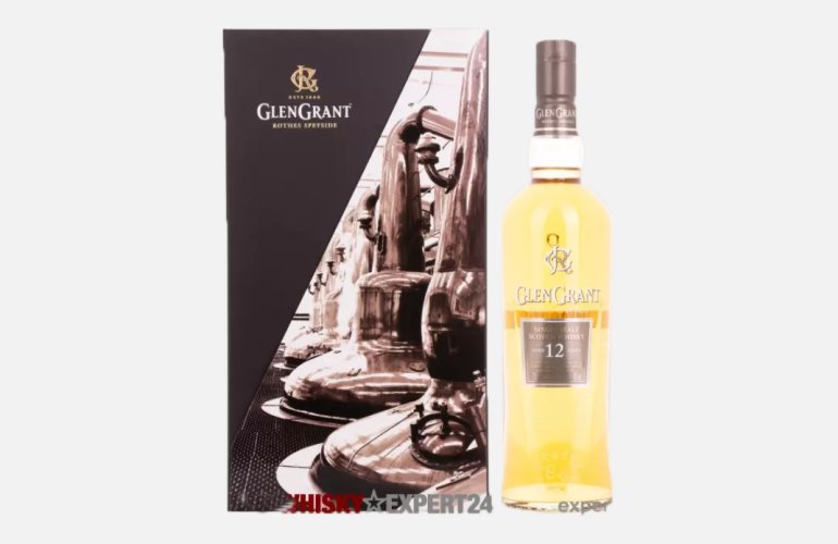 Glen Grant 12 Years Old Single Malt 43% Vol. 0,7l in Giftbox with glass