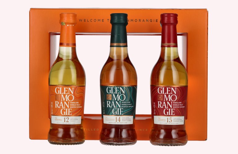 Glenmorangie Taster Pack 43% Vol. 3x0,1l en boîte cadeau