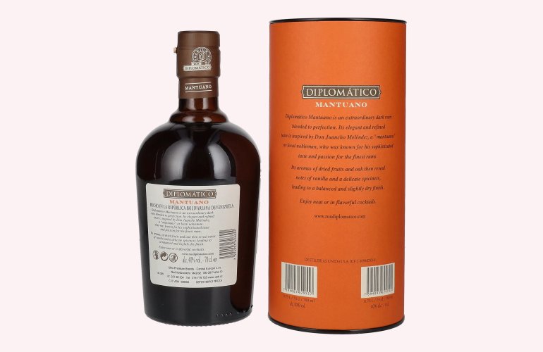 Diplomático Mantuano Ron Extra Añejo 40% Vol. 0,7l in Giftbox
