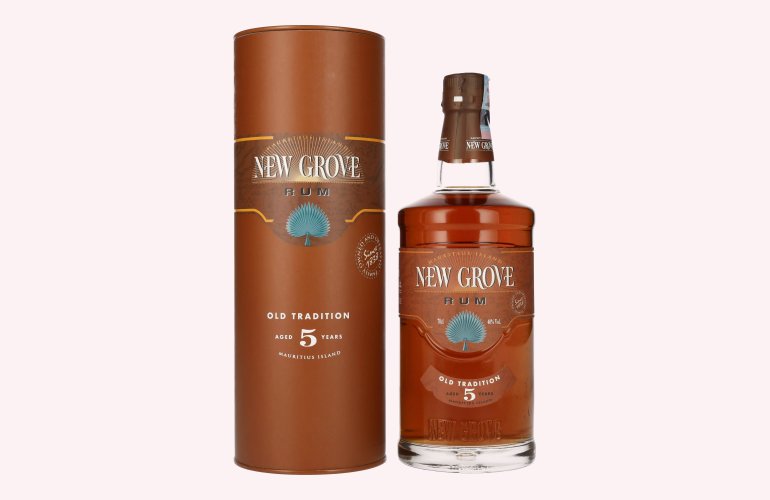 New Grove OLD TRADITION 5 Years Old Mauritius Island Rum 40% Vol. 0,7l in Geschenkbox