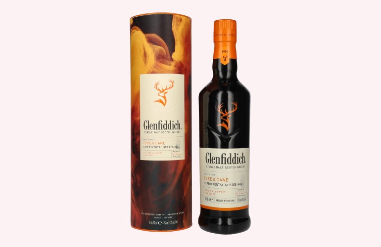 Glenfiddich FIRE & CANE Single Malt Scotch Whisky 43% Vol. 0,7l en boîte cadeau
