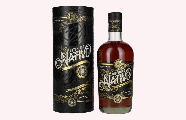 Auténtico Nativo 20 Years Old Special Reserve Rum 40% Vol. 0,7l in Geschenkbox