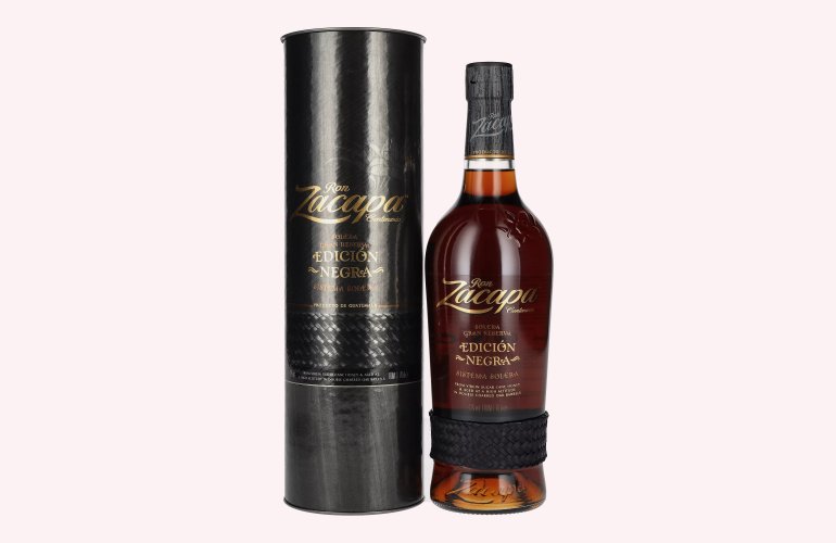 Ron Zacapa Centenario EDICIÓN NEGRA Sistema Solera Gran Reserva 43% Vol. 0,7l in Giftbox