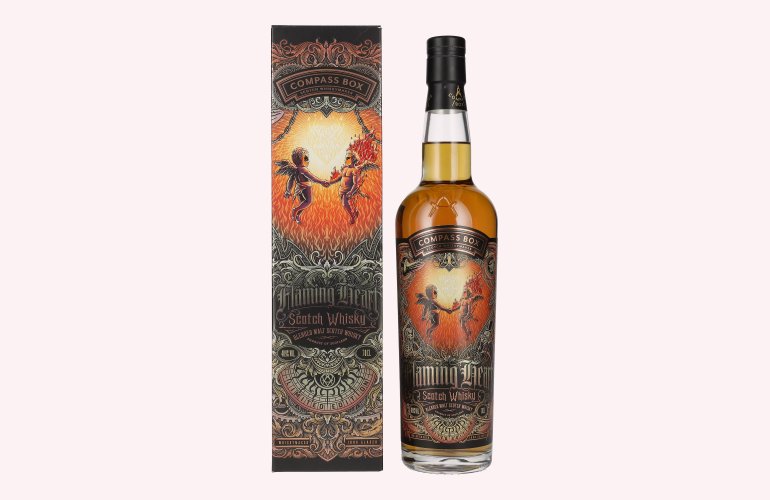 Compass Box FLAMING HEART Blended Malt Limited Edition 2022 48,9% Vol. 0,7l in Geschenkbox