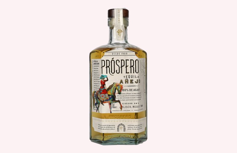 Próspero Tequila Añejo 100% De Agave by Rita Ora 40% Vol. 0,7l