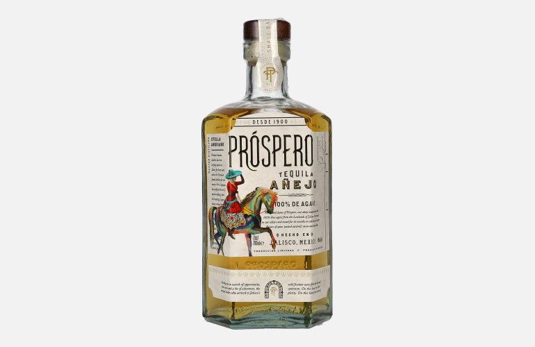 Próspero Tequila Añejo 100% De Agave by Rita Ora 40% Vol. 0,7l