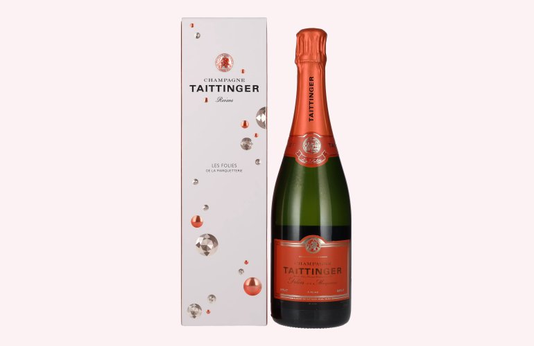 Taittinger Champagne Folies de la Marquetterie Brut 12,5% Vol. 0,75l in Giftbox