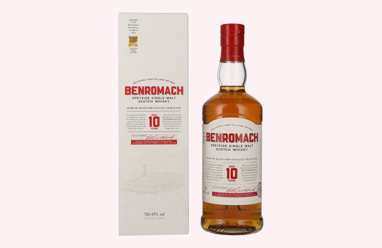 Benromach 10 Years Old The Classic Speyside Single Malt 43% Vol. 0,7l in Geschenkbox