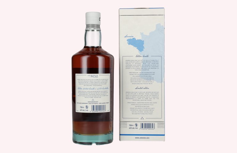 Armorik 15 Ans Whisky Breton Single Malt Edition Limitée 46% Vol. 0,7l in Geschenkbox