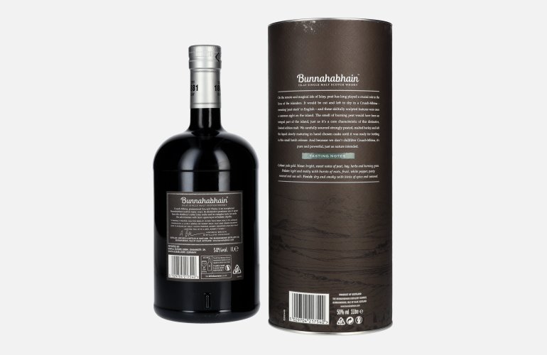 Bunnahabhain CRUACH-MHÒNA Travel Exclusive Islay Single Malt Scotch Whisky 50% Vol. 1l in Geschenkbox