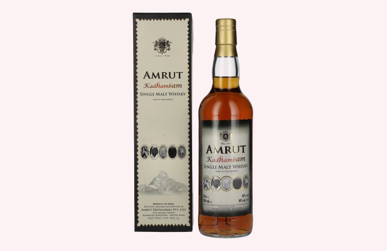 Amrut KADHAMBAM Single Malt Whisky 50% Vol. 0,7l in Geschenkbox