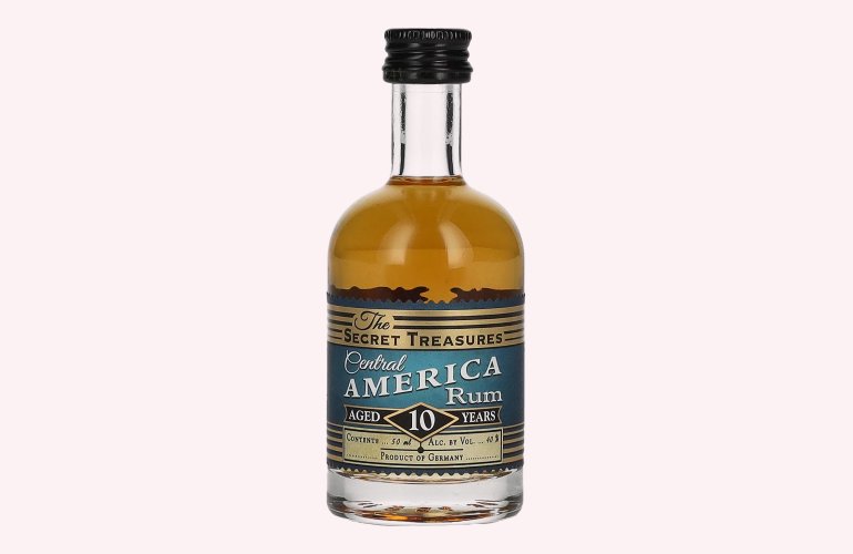 The Secret Treasures 10 Years Old Central America Rum 40% Vol. 0,05l