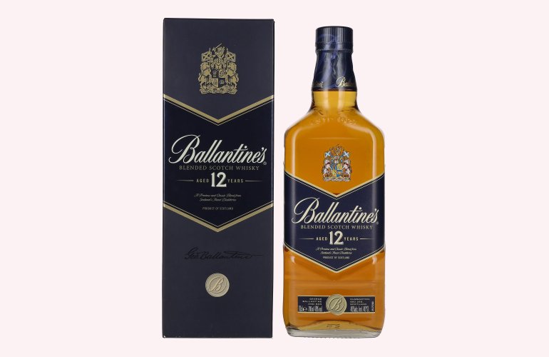Ballantine's 12 Years Old Blended Scotch Whisky 40% Vol. 0,7l in Geschenkbox