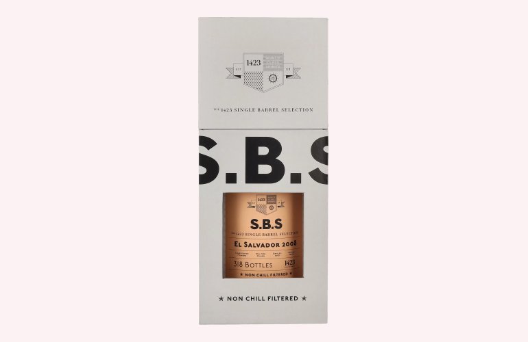 1423 S.B.S EL SALVADOR Rum 2008 55% Vol. 0,7l in Geschenkbox