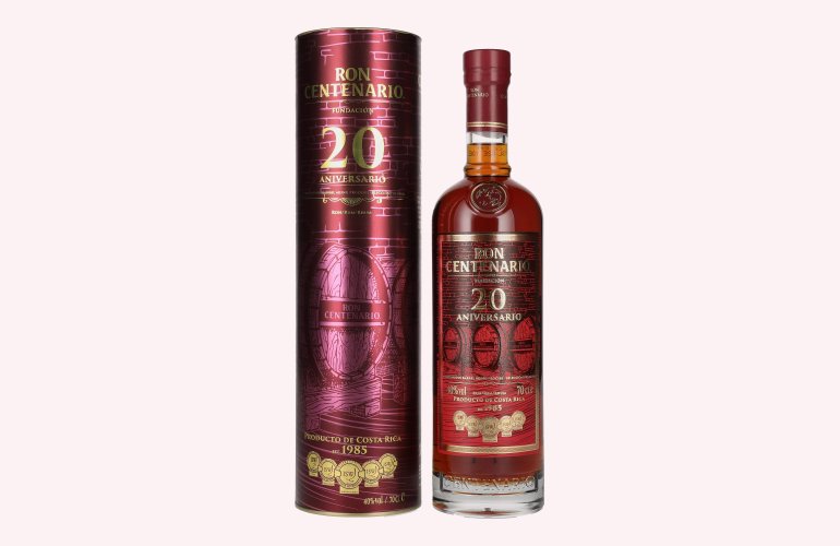 Ron Centenario FUNDACIÓN 20 Sistema Solera Rum 40% Vol. 0,7l in Geschenkbox