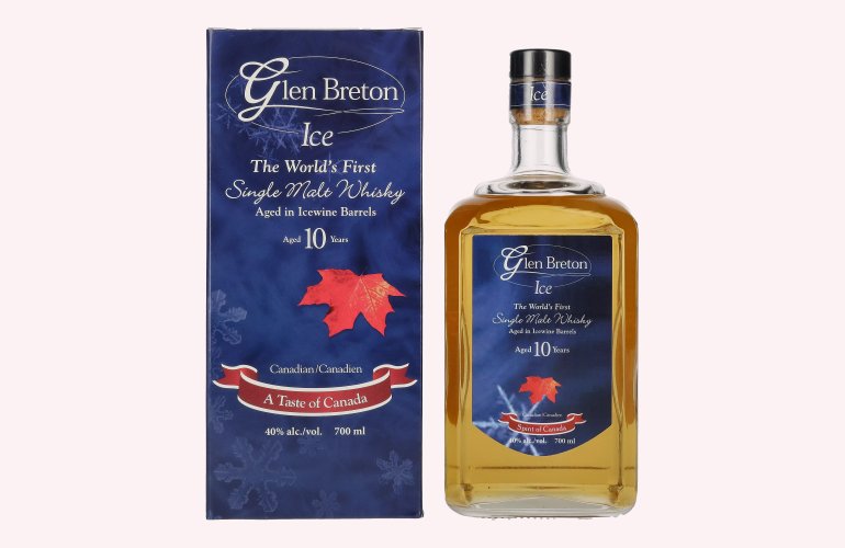 Glen Breton Ice 10 Years Old Aged in Icewine Barrels 40% Vol. 0,7l in Geschenkbox