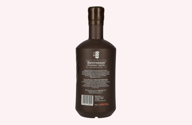 Baerenman Pure Single Dry Rum 43% Vol. 0,7l
